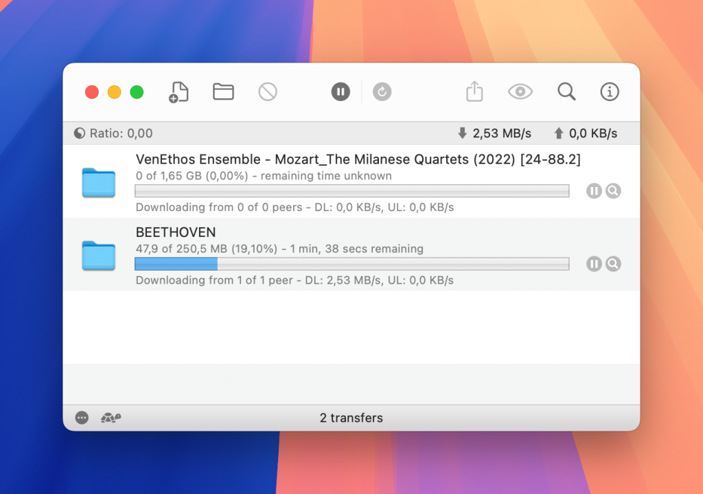 Transmission – uTorrent alternative for Monterey – highlights Transmission – uTorrent alternative for Monterey – highlights